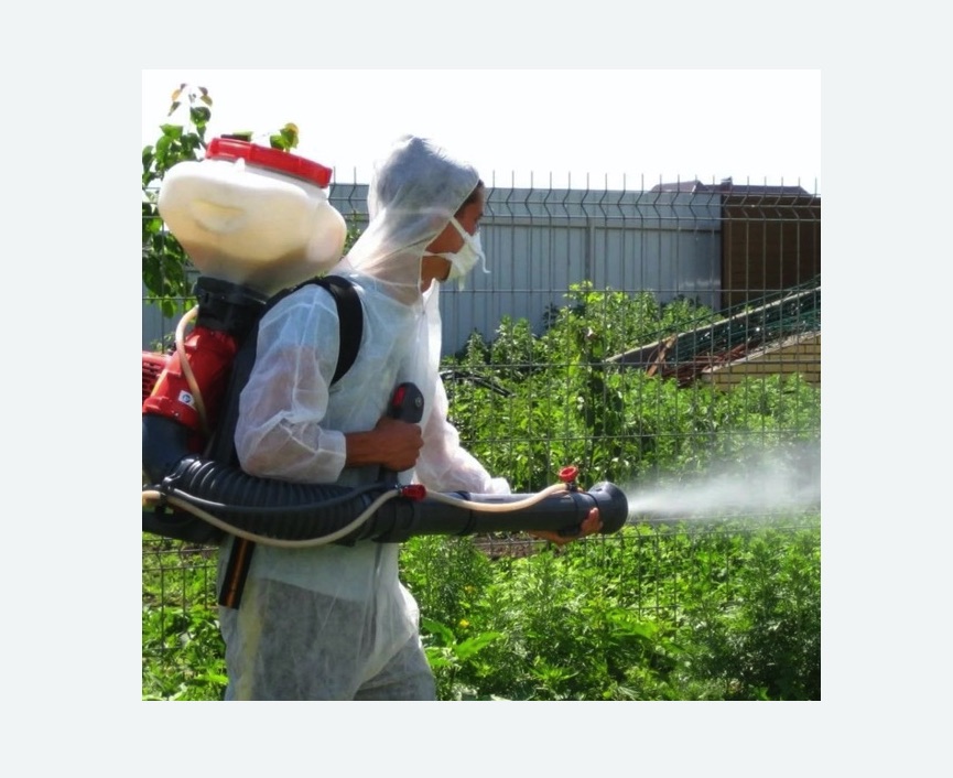 Акарицидная обработка территории в Жостово